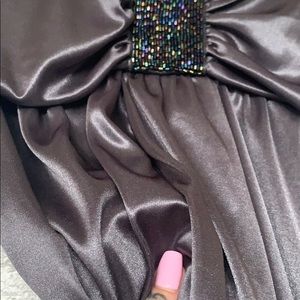 💦(WET SEAL) Grey encrusted mini Dress